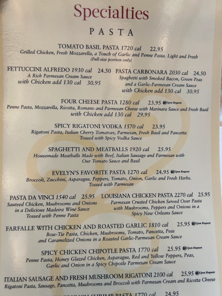 The Cheesecake Factory Menu-10