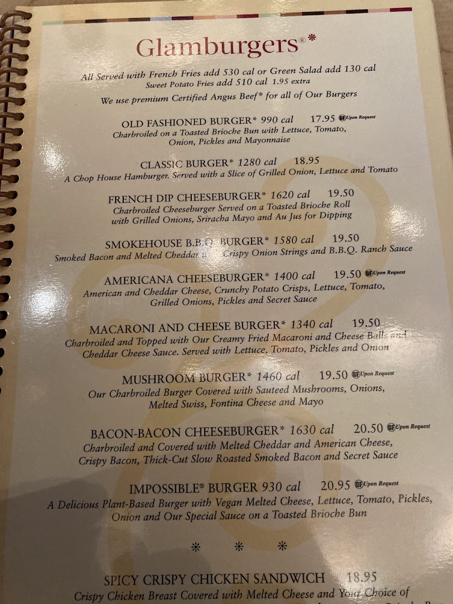 The Cheesecake Factory Menu-8